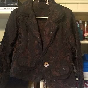 Baroque type tapestry jacket
